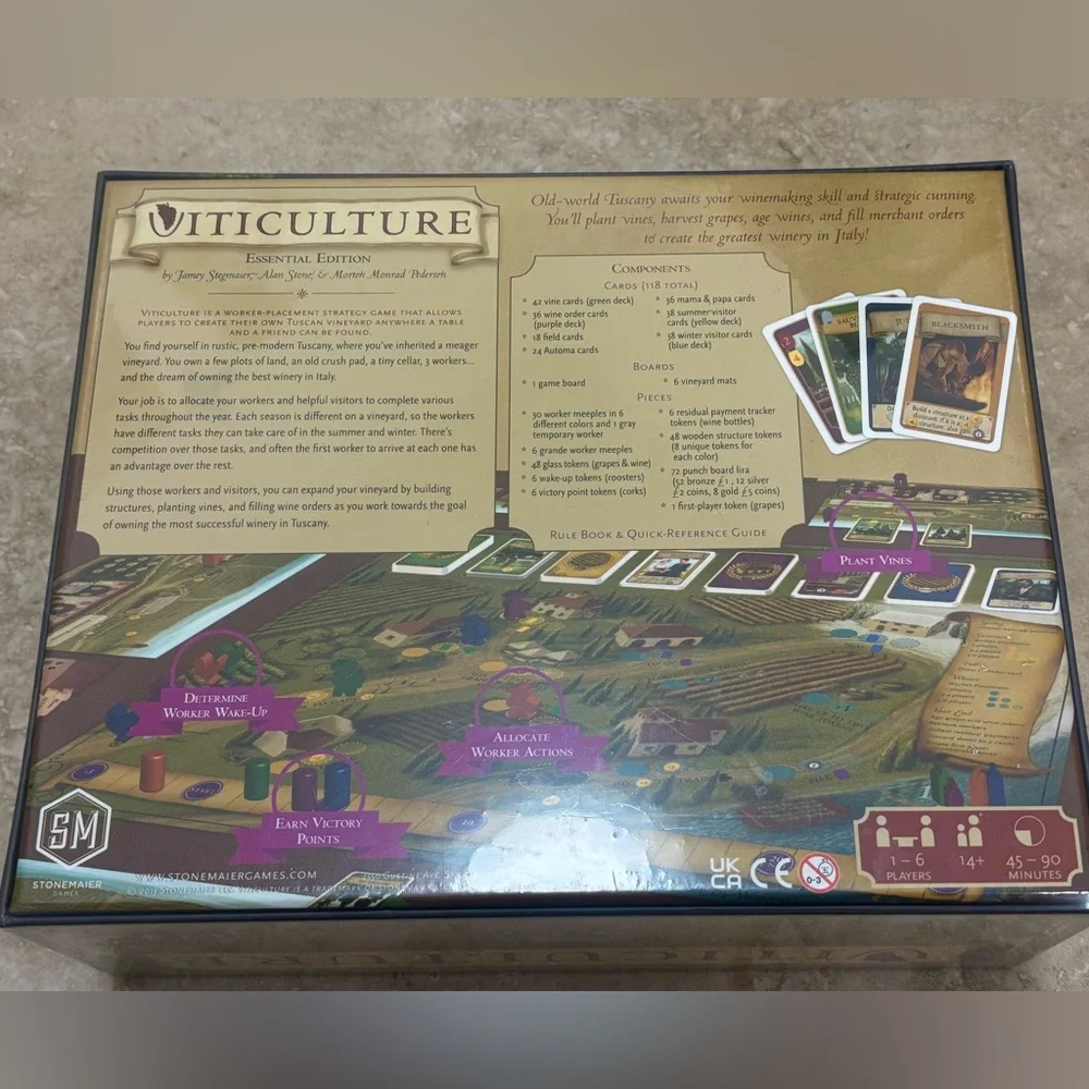 New Viticulture Board Game, Essential Edition in Original Packaging - Picture 2 of 2